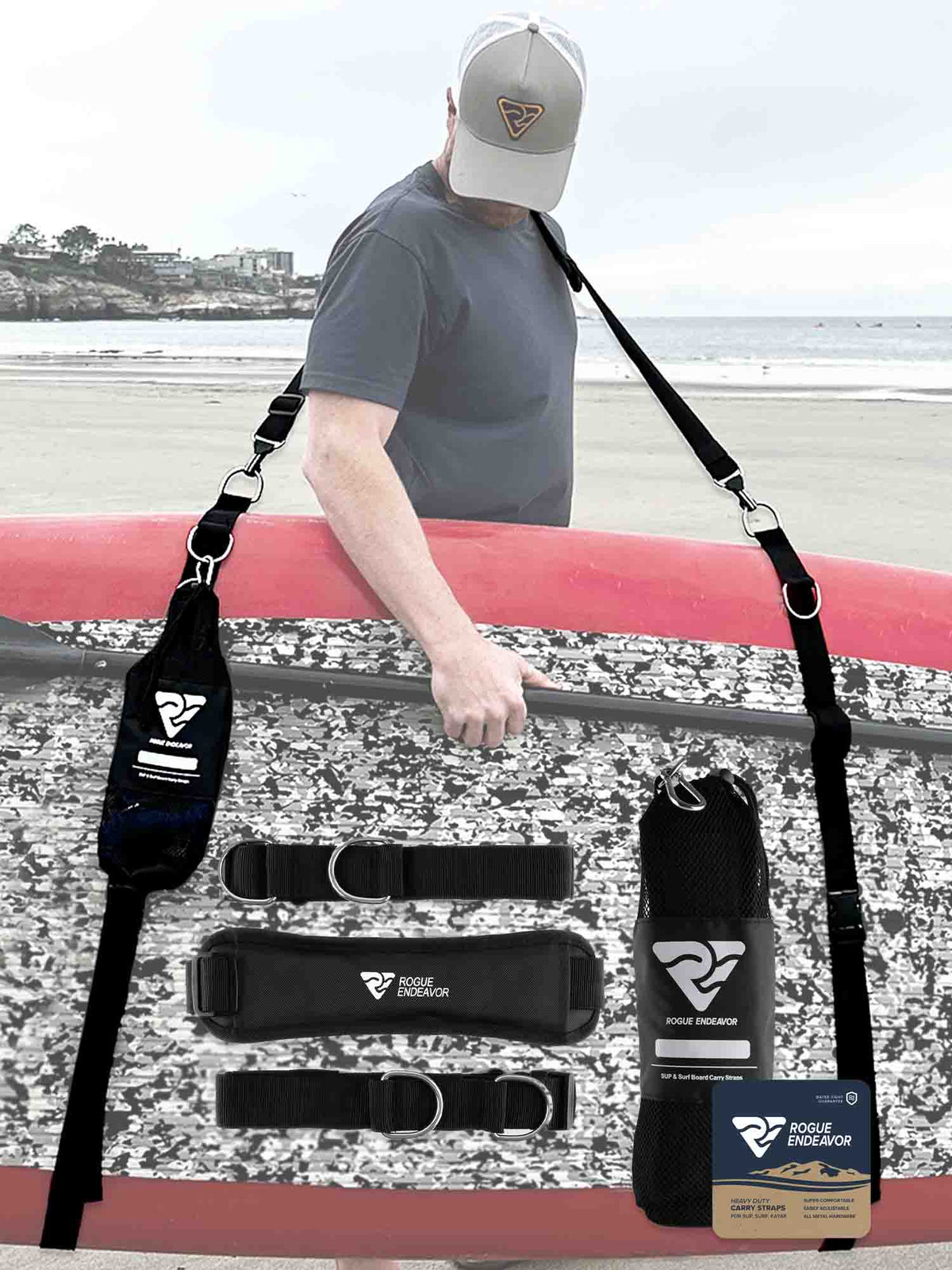 Stand Up Paddle Board Carry Straps – RogueEndeavor
